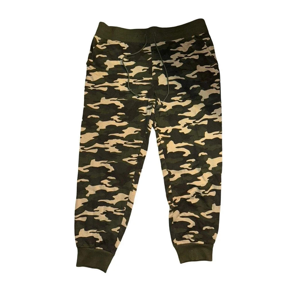 Camo Jogger Sweatpants Men’s XXL True Religion Drawstring Athletic Pants NWT